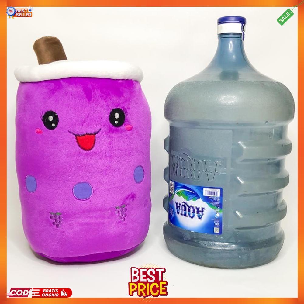 TERMURAH boba jumbo Boneka boba sugar milk tea jumbo Bantal Boba bantal gentong galon murah original