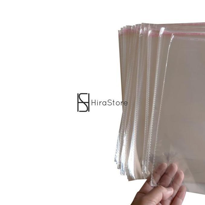 Akukamu- Plastik Opp Baju 30X39 Tebal/ Plastik Baju / Plastik Seal Lem Kemasan