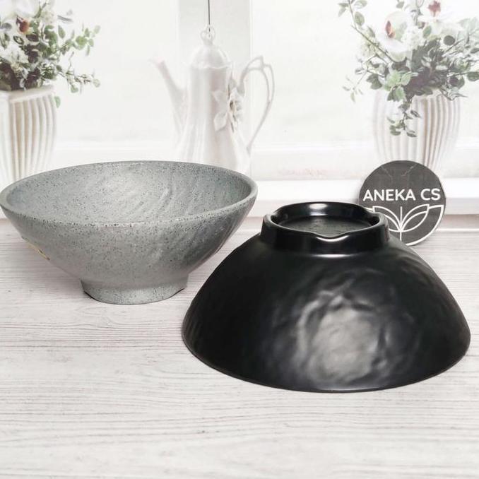 Melamine Stone Mangkok 7 inch - Mangkok Mie Golden Dragon W6907A DS