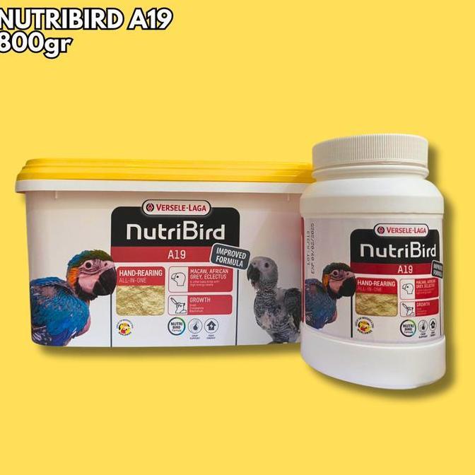 Dongmul- Nutribird A19 Pakan Lolohan Versele Laga Nutri Bird Kemasan 800Gr