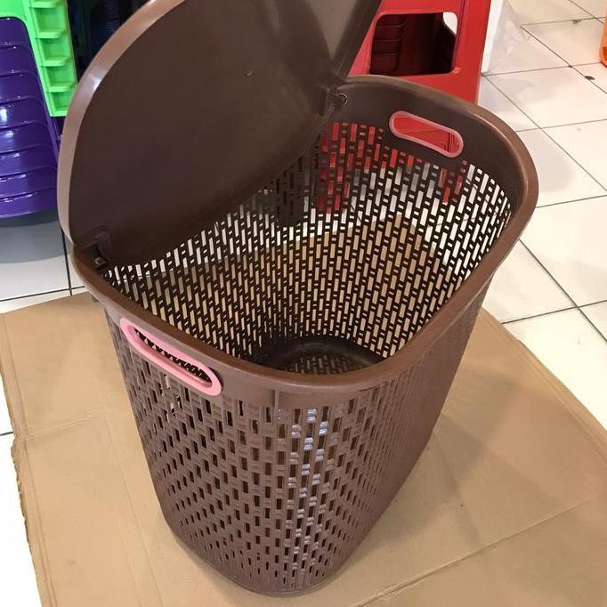 Keranjang Pakaian Tutup/Laundry Basket 691T Lucky Star