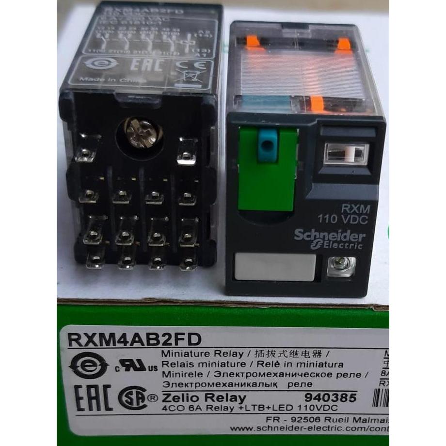 Schneider Rxm4Ab2Fd Relay Asli