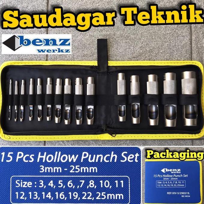 Gandisoress - Hollow Punch Set Plong Set Betel Set Pembolong Plat