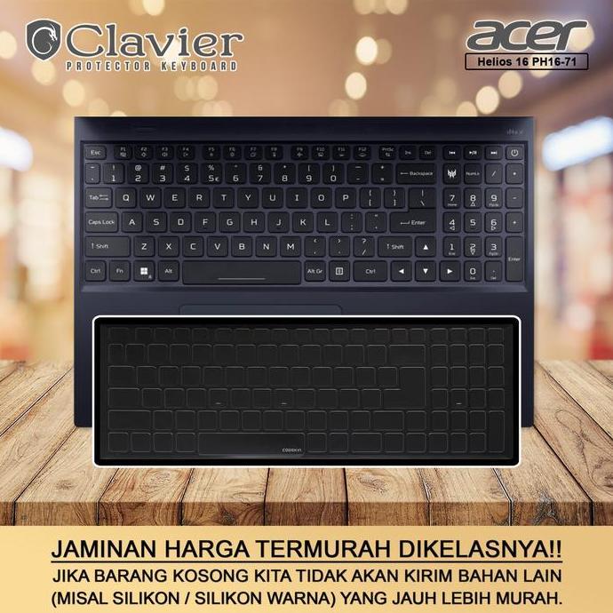 TERBARU - Cover Garskin Laptop Acer Predator Helios 16 PH16-71-95FH 99ZW Bening