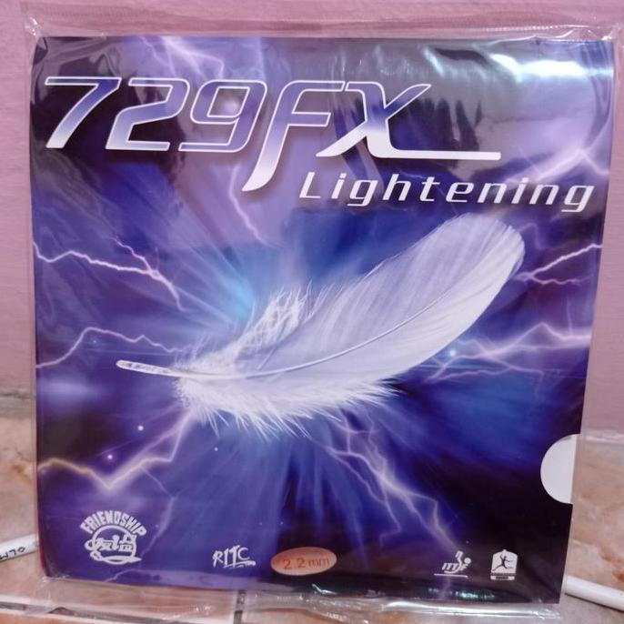 KARET TENIS MEJA FRIENDSHIP 729 FX LIGHTENING ORIGINAL