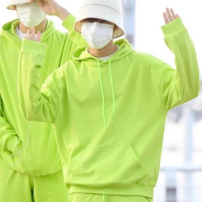 New Hoodie Mint Neon Ncit & Vers Doyoung