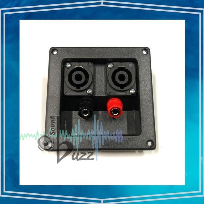 Terminal Box Kotak + Binding Post + Spicon / Speakon