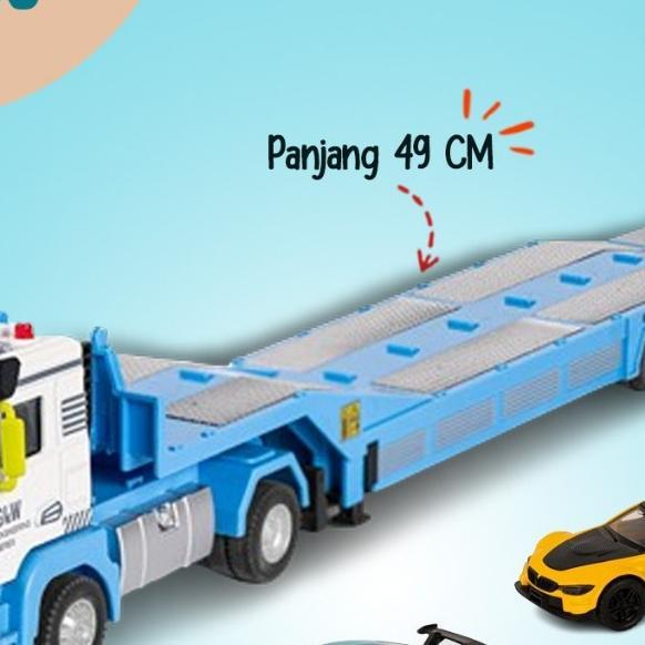 Mainan Anak Self Loader Truck Mainan Mobil Excavator Loader
