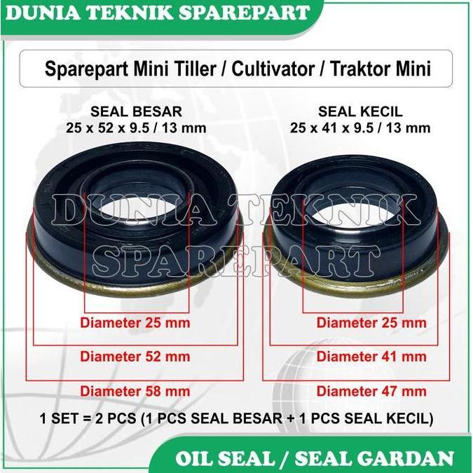 Promo Oil Seal Mini Tiller / Oil Seal Gardan / Oil Seal Cultivator / Oil Seal Traktor Mini / Oil Sea