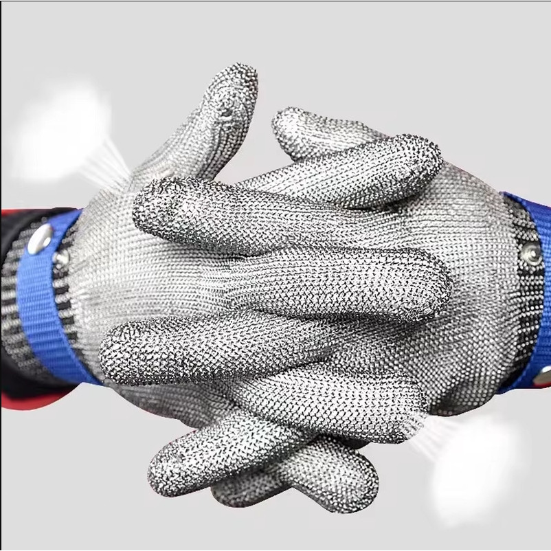 [Beli 1 Gratis 1] Sarung Tangan Anti Potong/Sarung Tangan Keselamatan Anti Sayat Pisau/Sarung Tangan
