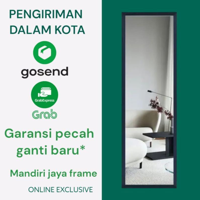 Cermin Dinding Minimalis Kaca Tebal Anti Rayap