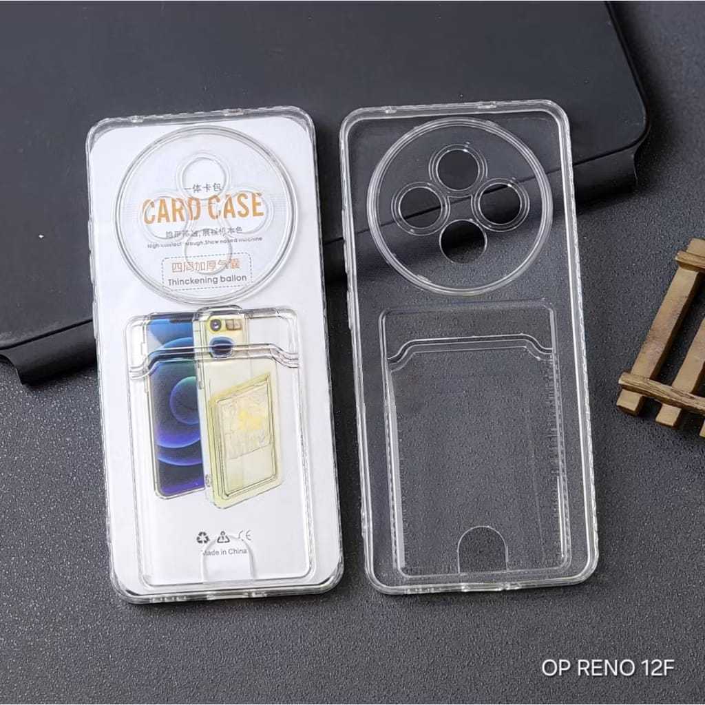 Softcase Bening Slot Card Holder For Oppo Reno 14 / 14 Pro / 13 / 13F / 13 Pro / Reno 12 5G / Reno 1