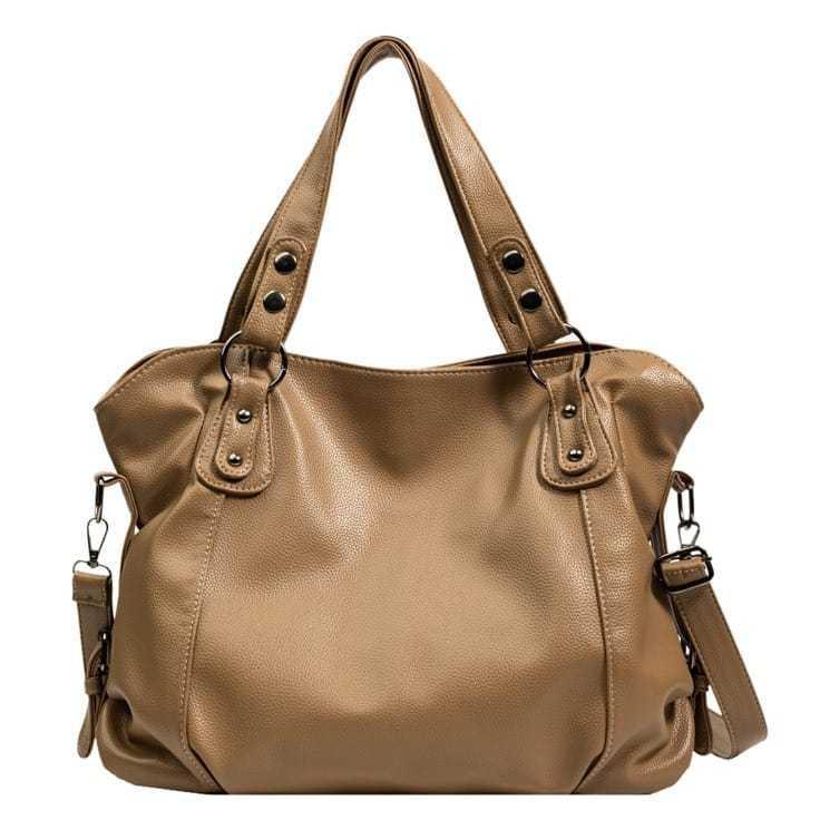 Tas Tangan Kulit Coklat Totebag Wanita Tas Jinjing Wanita Serbaguna Totebag Jumbo