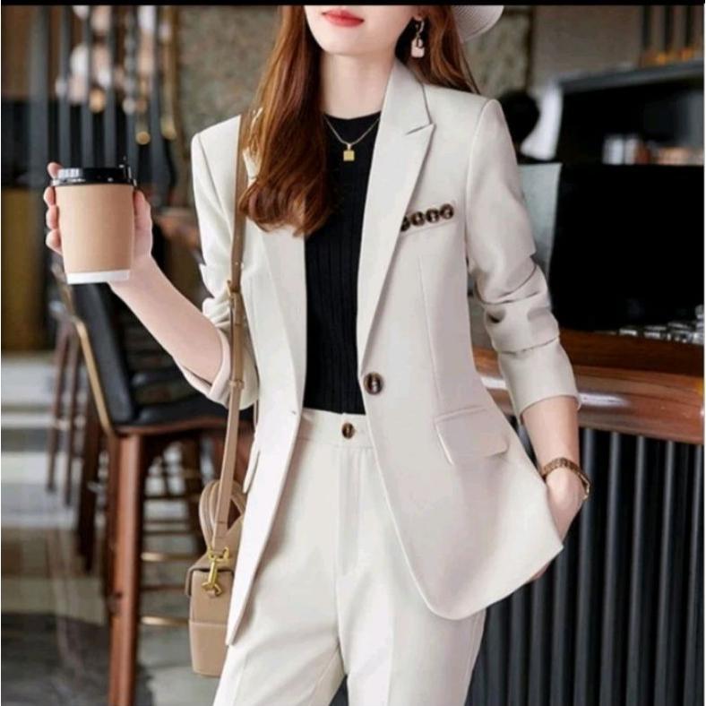 Free Ongkir Setelan Jas  Wanita/ Setelan Jas Formal Wanita
