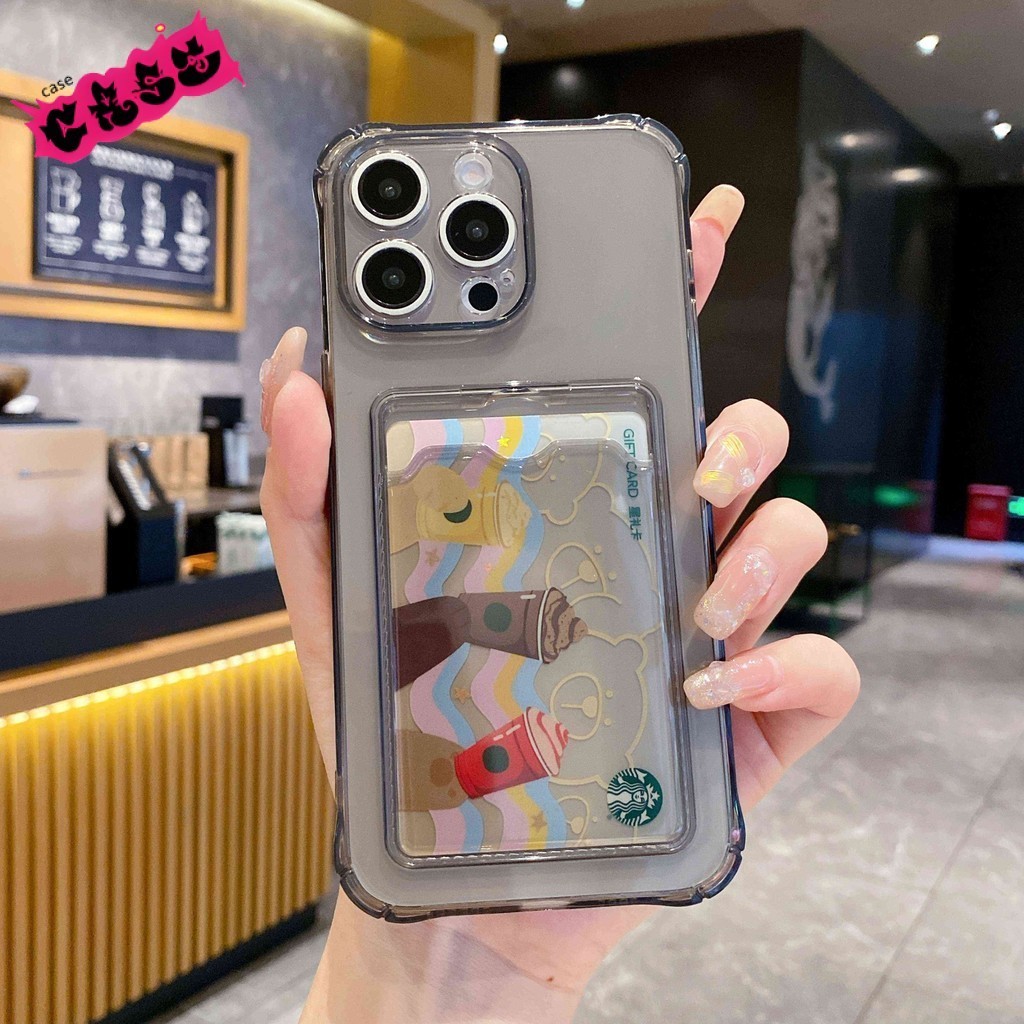 Softcase Slot Card Holder For Oppo A17 A17K A18 A35 A36 A38 A54 4G A55 4G A55 5G A57 A58 4G A60 A74 