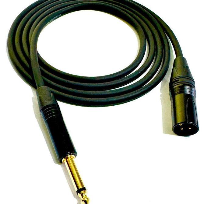Kabel jack akai mono ke xlr male kabel audio / kabel out put mixer ke speker aktif / kabel mixer ke 