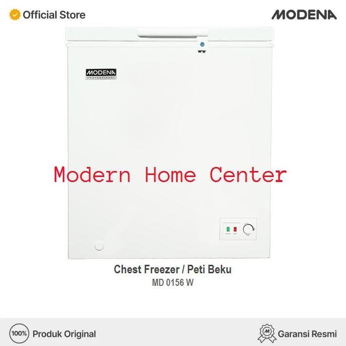 Modena Chest Freezer / Peti Pembeku MD 0156 W (Kapasitas : 150 Liter)