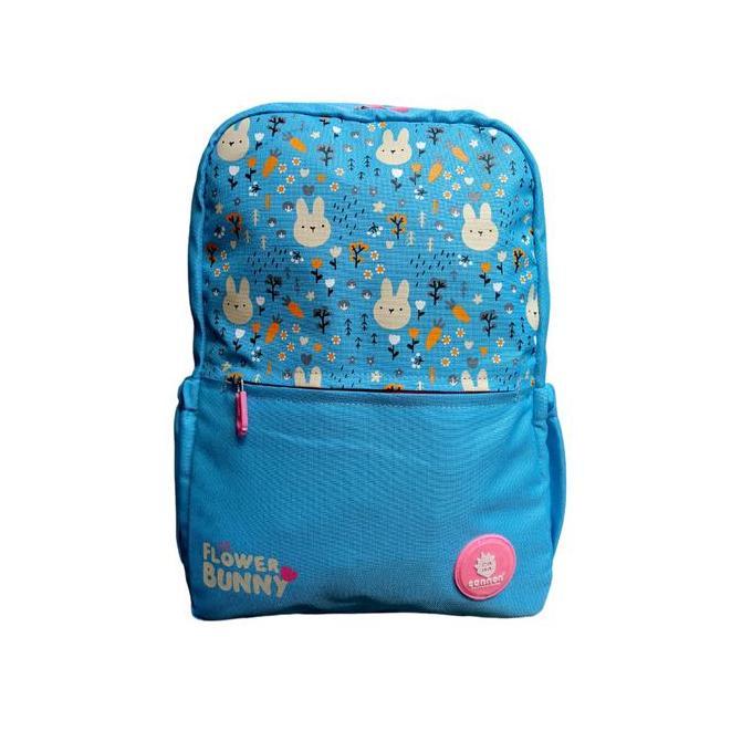 NEW TAS CANNON 71988 FLOWER BUNNY RANSEL ANAK SEKOLAH SD PEREMPUAN ORI