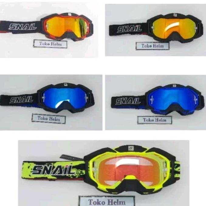 Kacamata helm Cross/trail GOGGLE SNAIL terlaris
