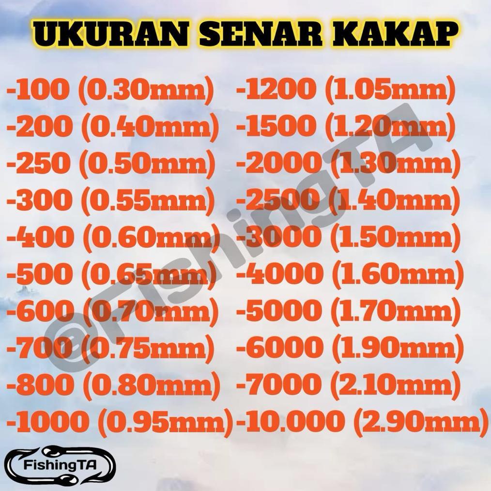 TOYSTORYSTORAGE SENAR KAKAP / ARWANA KENUR LAYANGAN 3000 MURAH