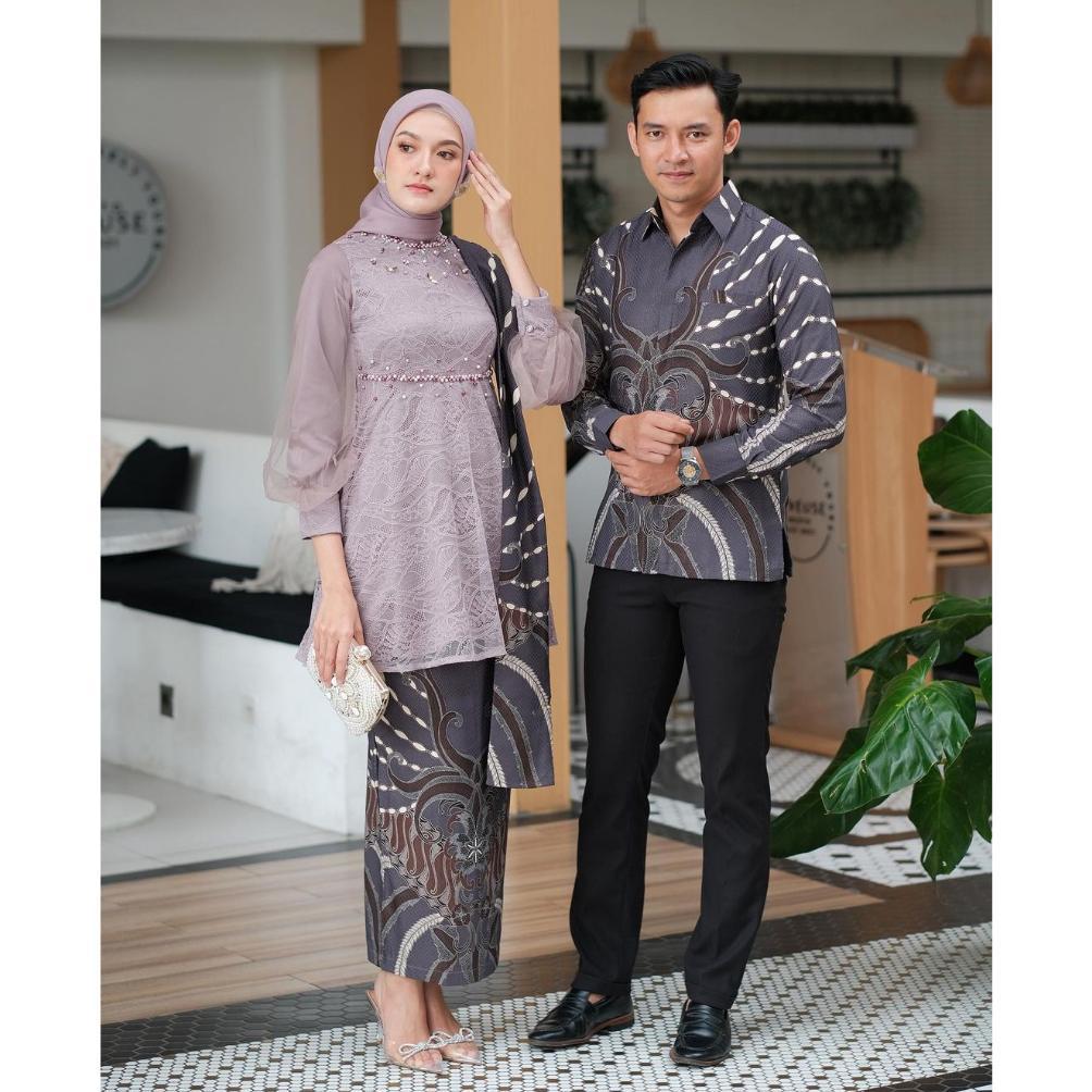 Best Seller Kebaya Wisuda Couple Modern Kebaya Nadin Tunik Lamaran Tunangan Baju Couple Kondangan Te