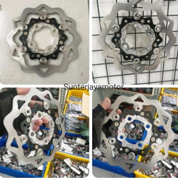 Disc Brake Galfer, 220Mm,Piringan Cakram Galfer ,Beat, Vario, Scoopy,Mio. 4 Lubang Baut. Terbatas