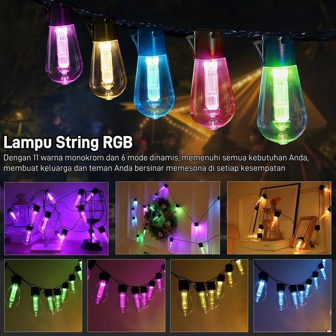 CodLampu Led Filamen 10Led / 20Led / 30Led Lampu Edison / Lampu Cafe Dekorasi Lampu Gantung Lampu Na