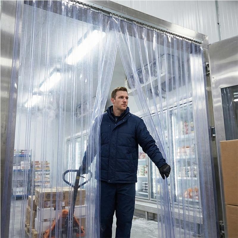 Homenta Tirai Pintu Ac Bahan Pvc Plastik Transparan Tirai Magnet Pintu Kamar Dirancang Khusus Untuk 
