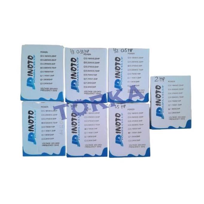 Control Box Pompa Satelit Inoto 1/4Hp 1/3Hp 1/2Hp 3/4Hp 1Hp 1.5Hp 2Hp Forsale