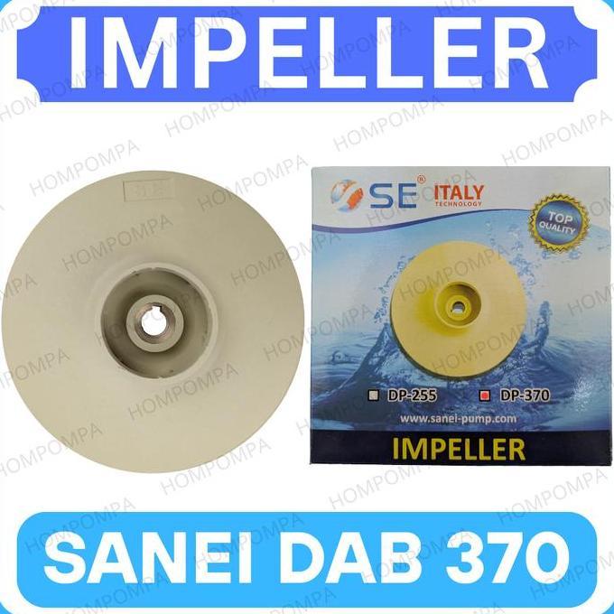 Kipas Impeller Jet Dab 370 Spi Sanei Original - Impeler Jetpump San-Ei Gading - Sparepart Pompa Air 