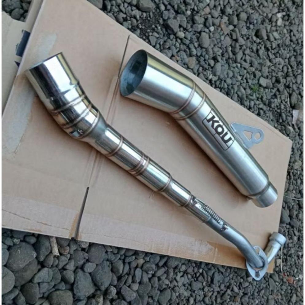ESHALMALL KNALPOT RACING KOU MAHACHAI ALL MOTOR BEBEK JUPITER Z, SUPRA 110 125, KARISMA, REVO, VEGA,