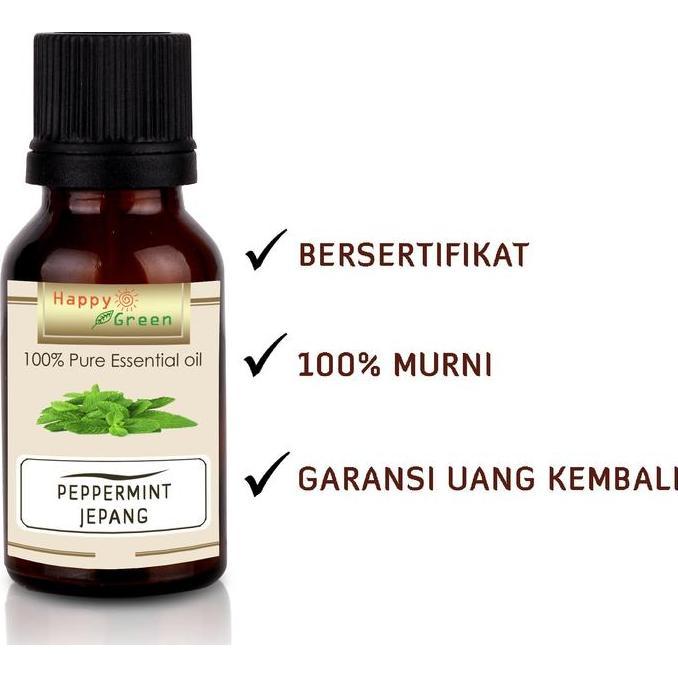 Happy Green Japanese Peppermint Essential Oil 30 ml- Peppermint jepang Diskon