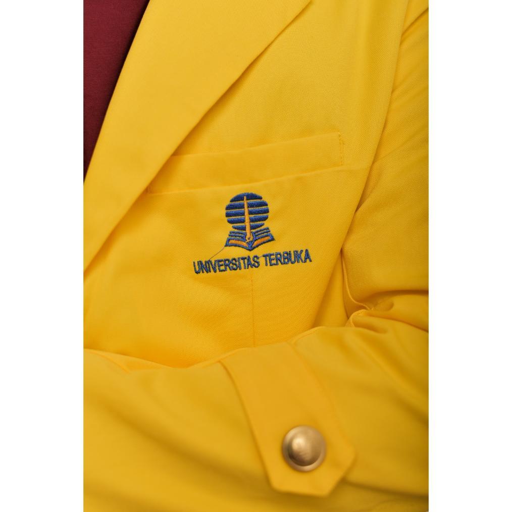 ORIGINAL Jas Almamater UT Universitas Terbuka Kancing Logo UT