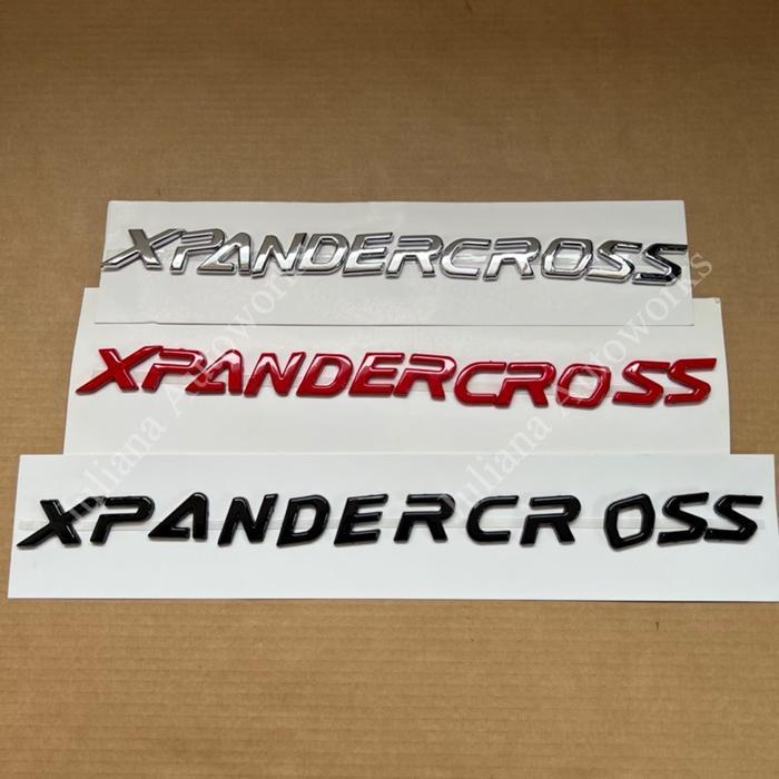 EMBLEM KAP MESIN MITSUBISHI XPANDER CROSS EMBLEM XPANDER CROSS ORIGINAL DAN TERPERCAYA