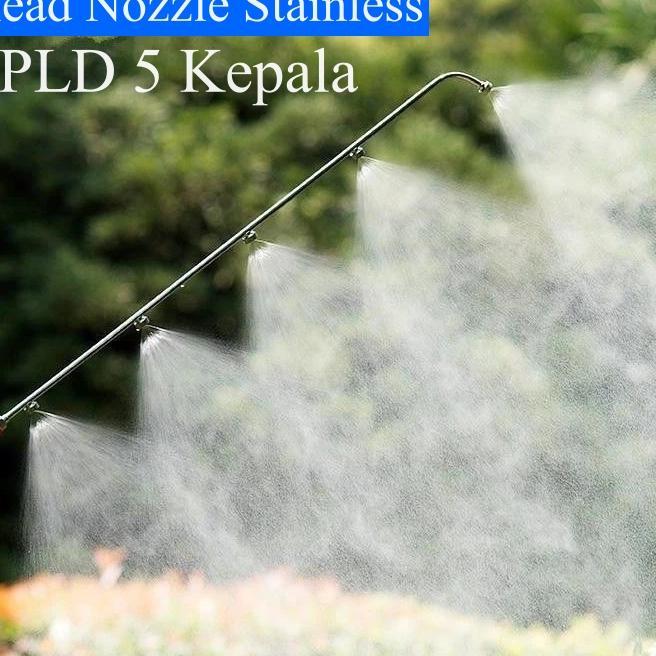 Nozzle Stainless Sprayer Elektrik Pld 5 Titik Semprotan Pertanian 80Cm