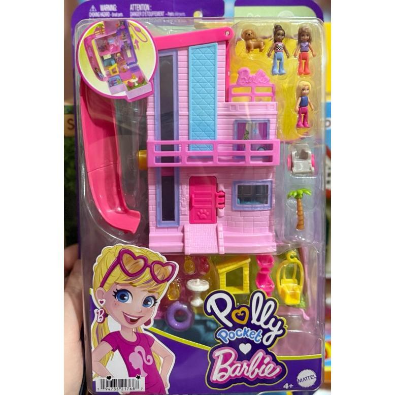 Discount Set Mainan Polly Pocket Barbie Dream House