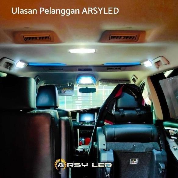 Arsy Led Lampu Plafon Kabin Led Mobil Innova Reborn Paket Isi 8 Super Bright