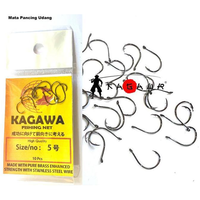 Mata Pancing Udang Carbon Kail Udang Perbungkus