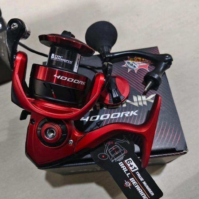 Reel Pancing Daido Demonik Red Merah 1000 2000 3000 Power Handel
