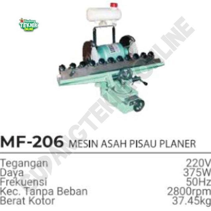 SAVAN Mesin Asah Pisau Planer MF206 MODERN / Mesin Asah Mata Pisau Plannar Planar Serut Ketam Sugu M