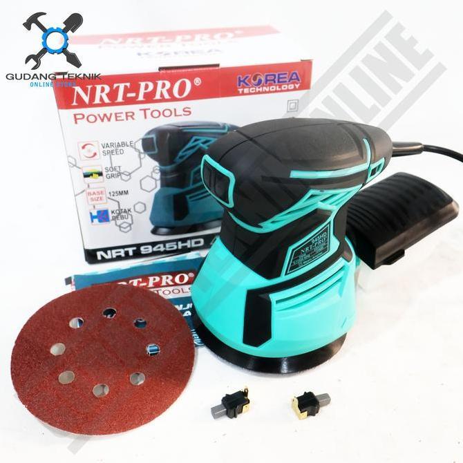 TERAR Mesin Amplas NRT PRO 925HD / Mesin Amplas Bulat Orbital Sander NRT 925