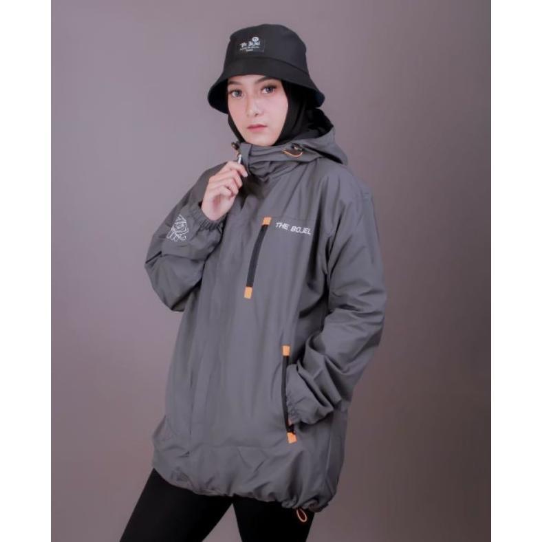 LIMITED Thebojiel Jaket Parasut Taslan Tactical Pria Wanita Waterproof M L XL XXL XXXL Windbreaker O