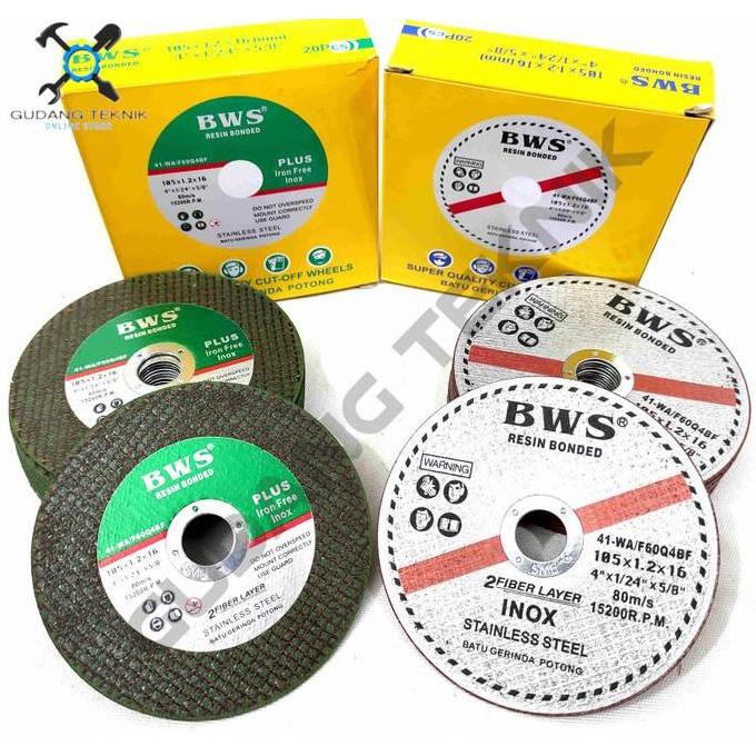 TERAR Mata Gerinda Potong BWS 4" Batu Gerinda Potong BWS 4" Mata Batu