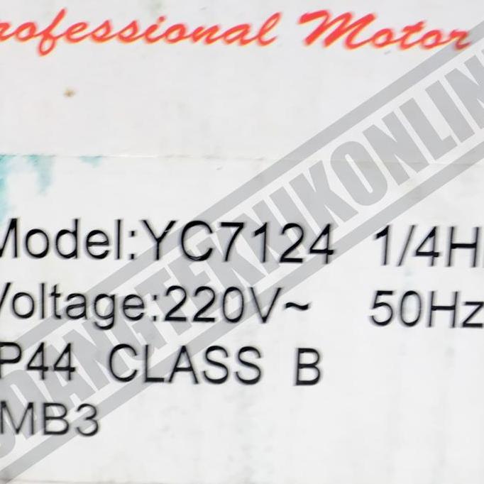 TERAR MOTOR PENGGERAK DINAMO 1/4 HP WIPRO