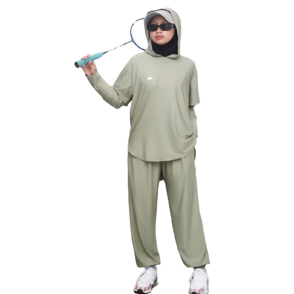 Promo Stelan Jenita Set Baju Olahraga Muslimah Jersey Zoya Premium