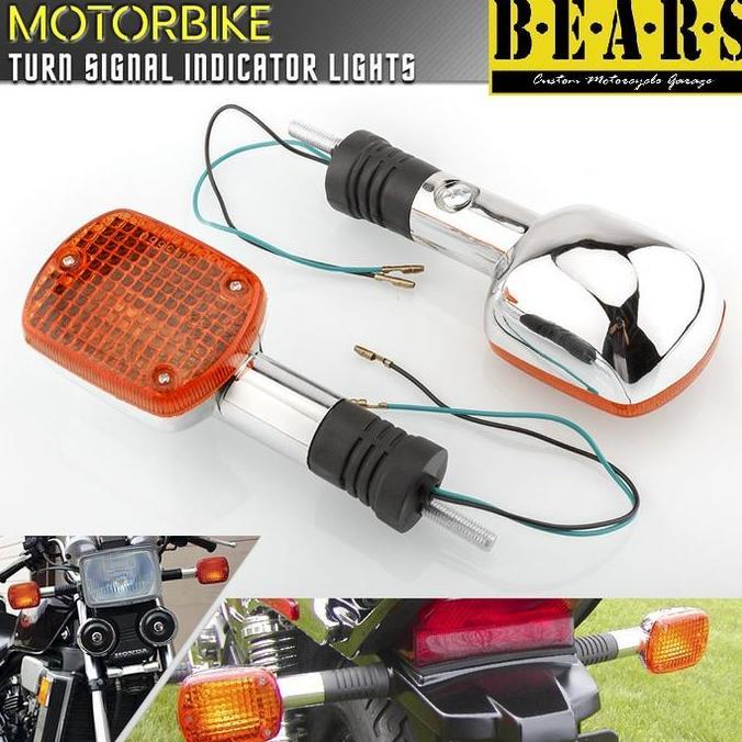 LAMPU SEIN MOTOR CUSTOM KLASIK RETRO KOTAK MODIFIKASI W175 CUSTOM ASLI
