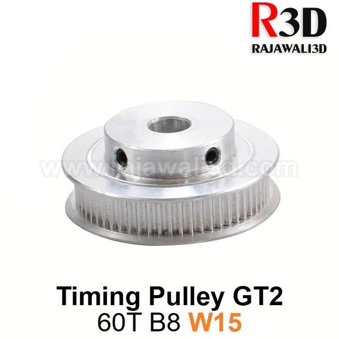GT2 TIming Pulley 60 Teeth Bore 8mm Belt 15mm