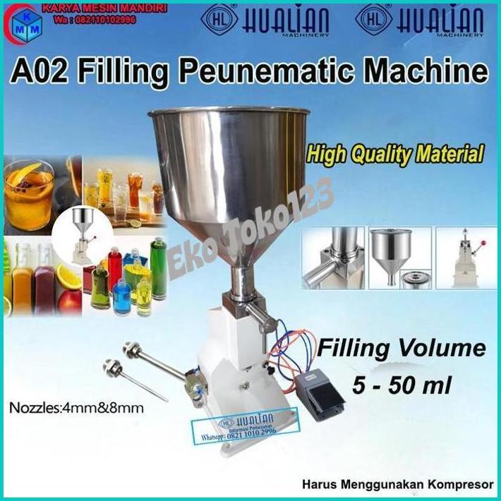 Mesin Pengisi Pasta Cream Filling A02 Peunematic
