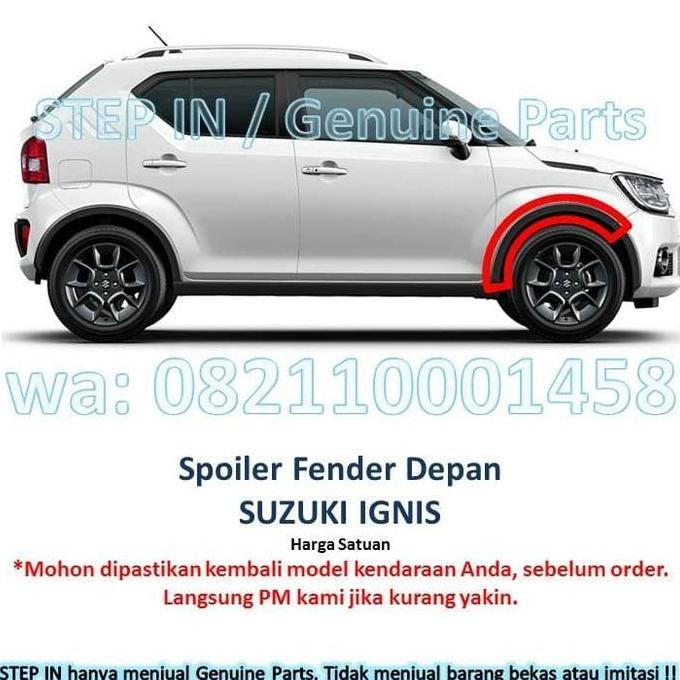 Promo Spoiler Fender Depan Samping Suzuki Ignis Gx Cover Front List Garnish Cod