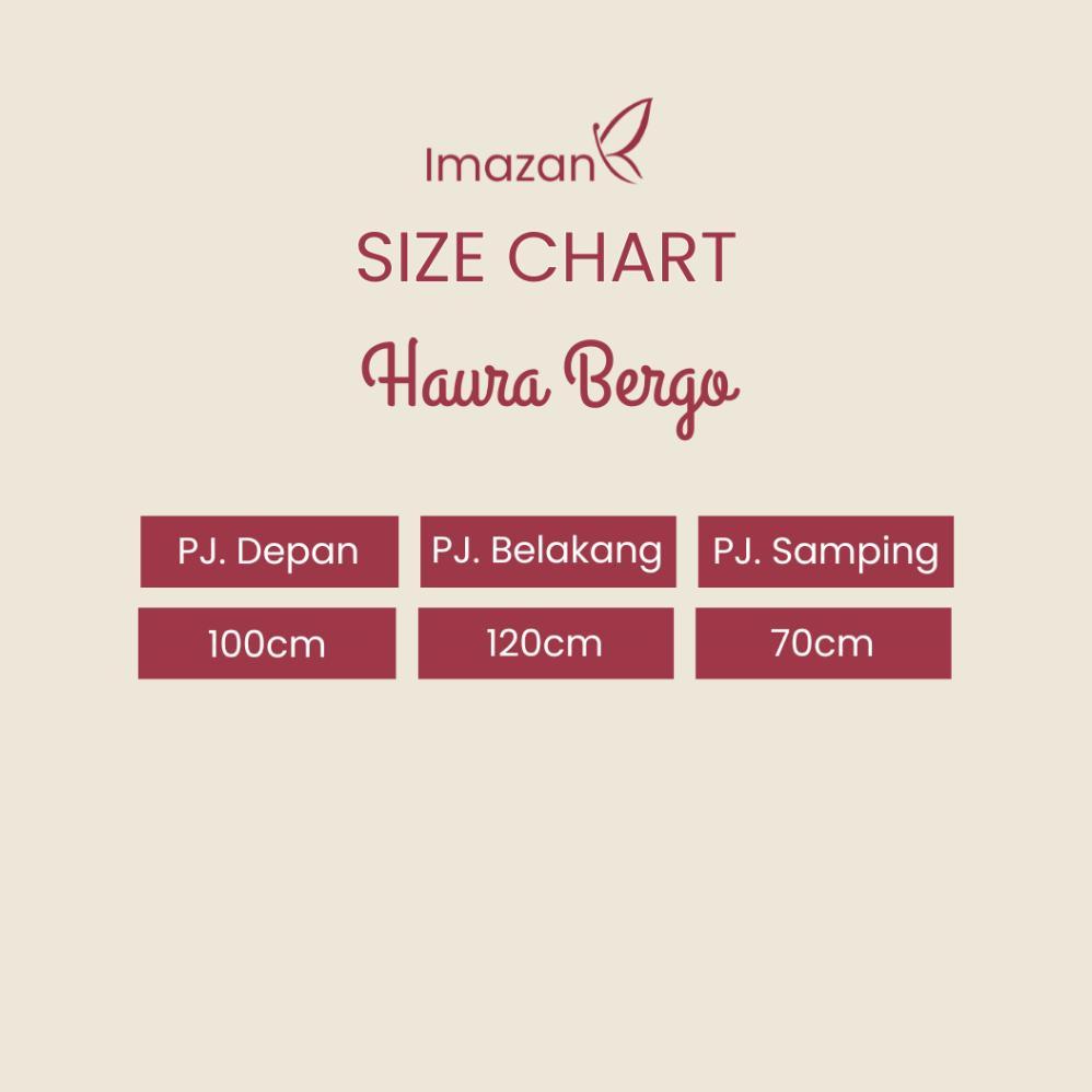 ORIGINAL IMAZAN Hijab Bergo Jersey Korea Non Pet Khimar Syari Haura Series Jilbab Instan Syari Ukura